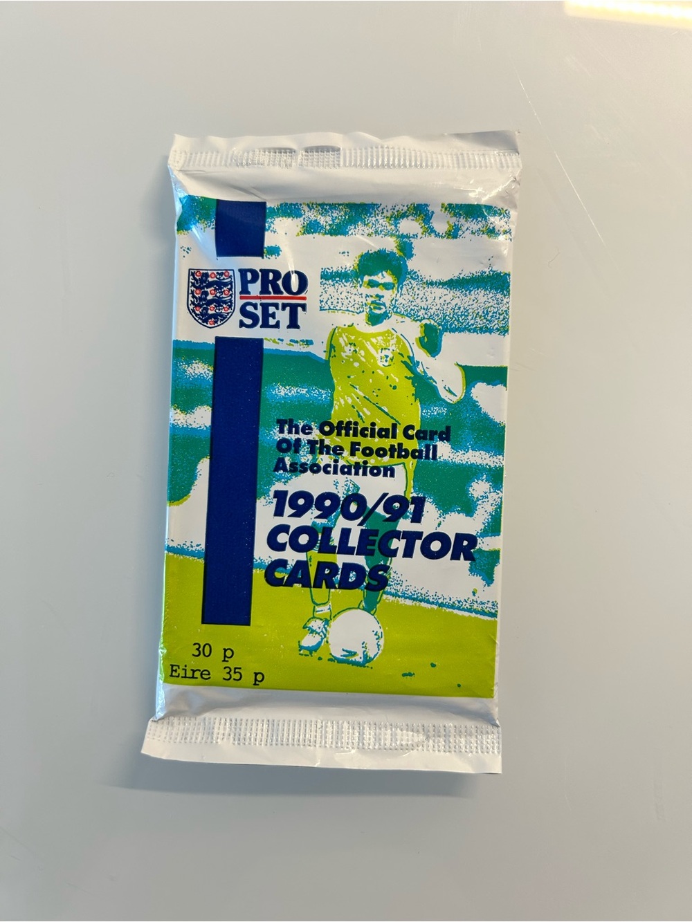 Pro Set 1990/91 Collector Cards Pack - Green & Blue
